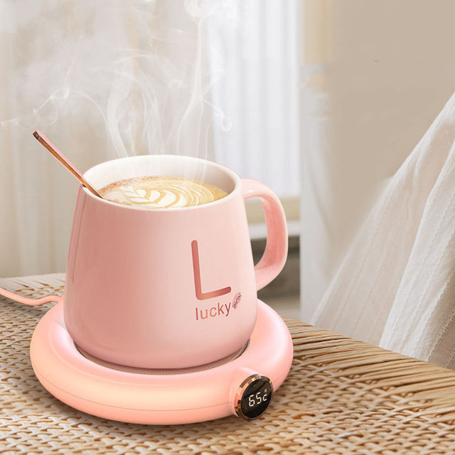 Chauffe-tasse USB à température constante – Rose